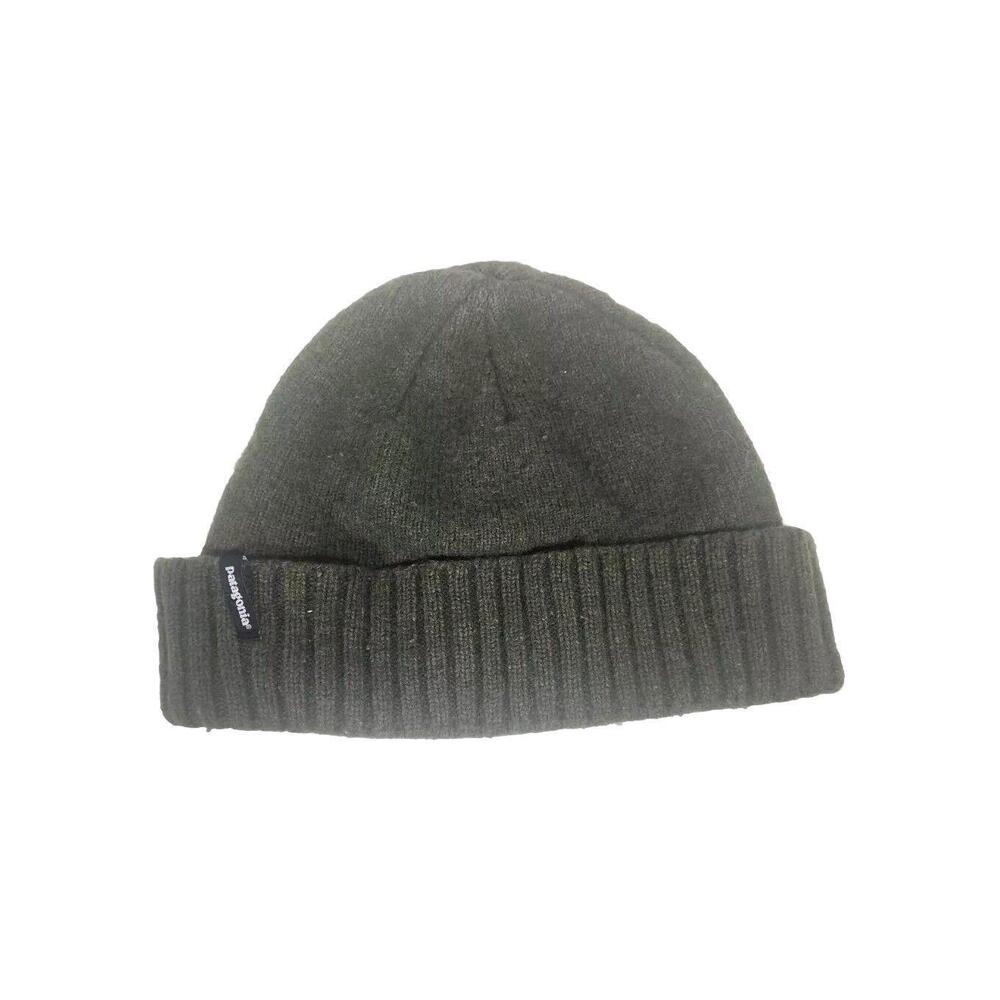 Patagonia Wool Blend Green Beanie Unisex One Size